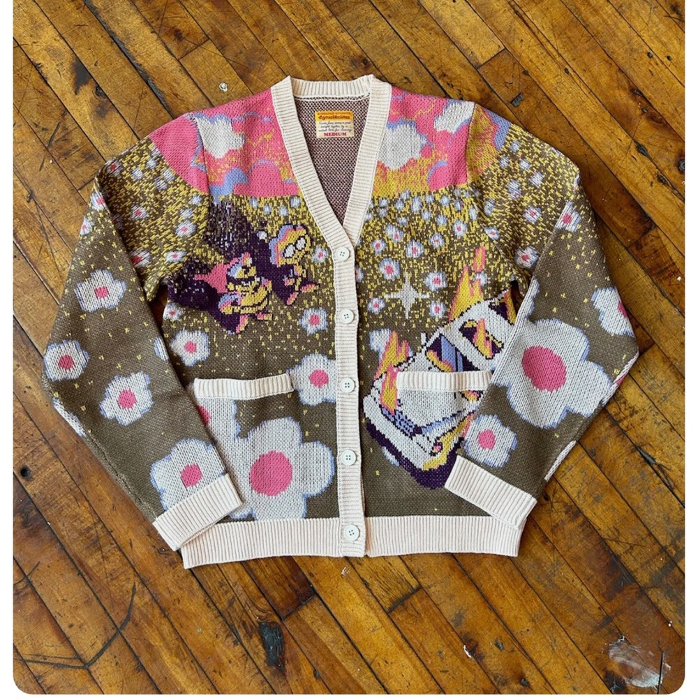 Kidsuper Studios Cardigan Sweater Kid Super Studios X Rhymezlikedimez Collab SzM